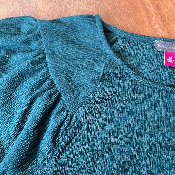 Brand new Vince Camuto emerald green blouse - Picture 3 of 16